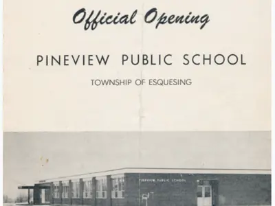 The front cover of the official opening brochure. Wednesday January 29th, 1964