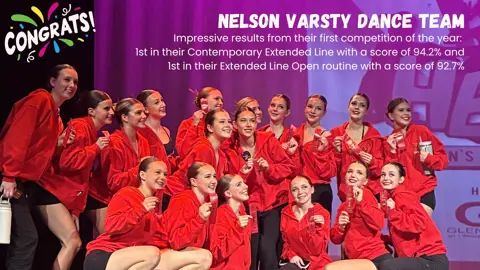 Nelson Varsity Dance Team