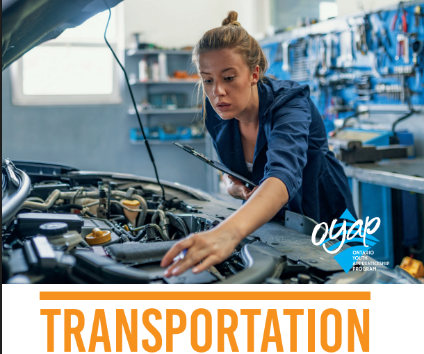 woman working on an automotive vehicle.